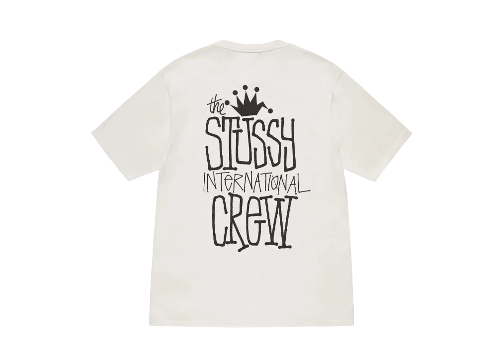 Stussy Crown International Tee Pigment Dyed "Natural"