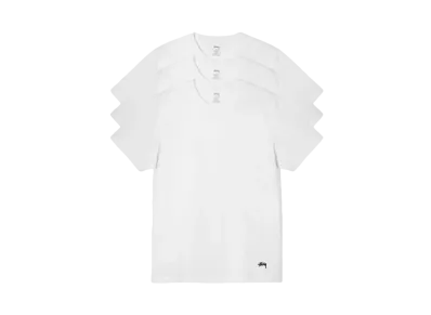 Stussy Undershirts 3 Pack "White"