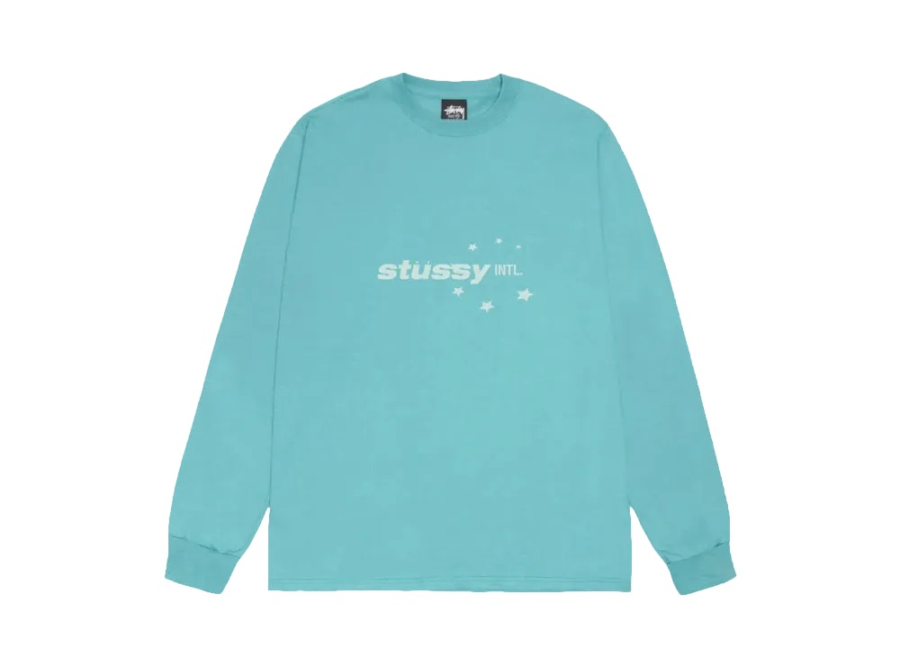 Stussy Star Sport LS Tee "Ocean"