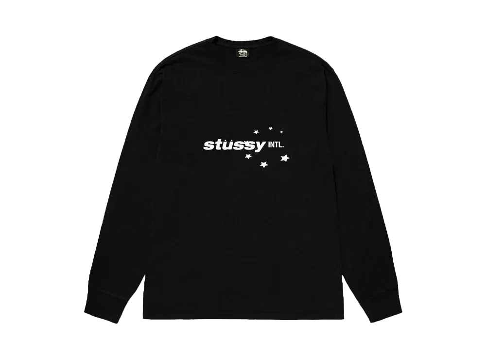 Stussy Star Sport LS Tee "Black"