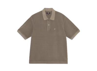 Stussy Pigment Dyed Pique Polo "Taupe"
