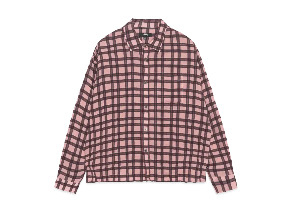 Stussy Sonoma Plaid Shirt "Pink"