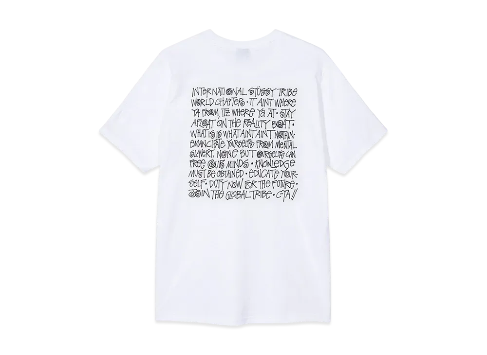 Stussy Say It Loud Tee "White"