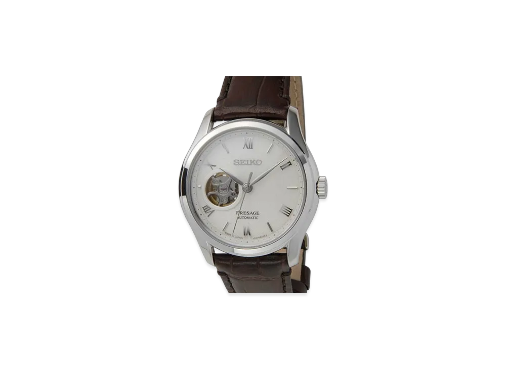 SEIKO Chronograph "White/Brown"