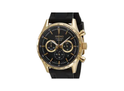 SEIKO Watch "Black/Gold"