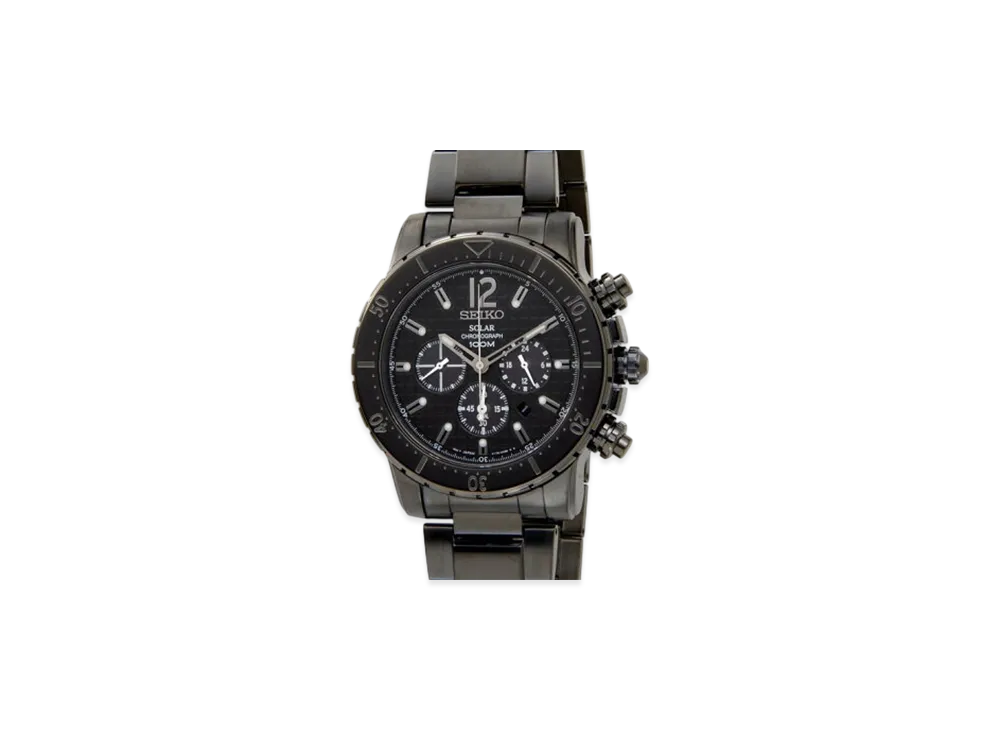 SEIKO Solar Chronograph "Black"
