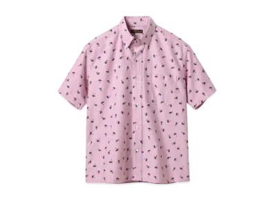 SUN SURF Cotton Oxford B.D. Shirt Hula Dancer "Red"