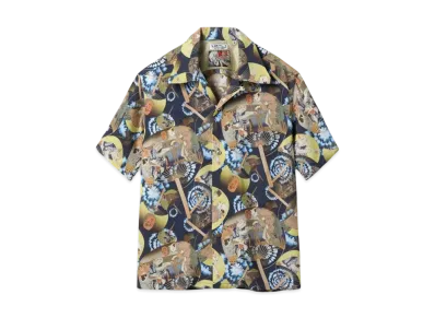 SUN SURF x Kuniyoshi Utagawa Special Edition Cat Suzumi "Navy"