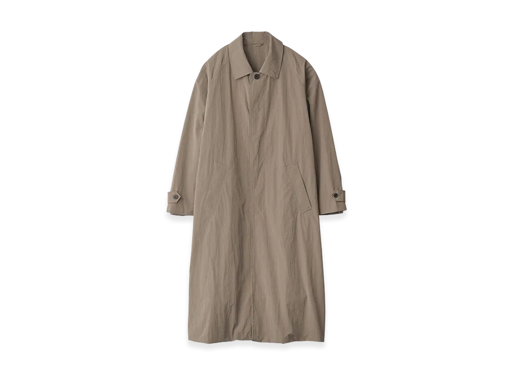 ssstein Oversized Layered Combination Coat "Taupe"