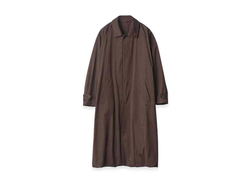 ssstein Oversized Layered Combination Coat "Dark Brown"