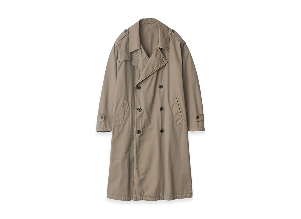 ssstein Vintage Trench Coat "Khaki Beige"