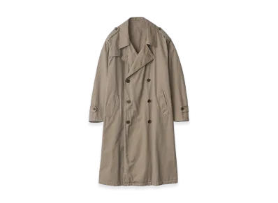 ssstein Vintage Trench Coat "Khaki Beige"