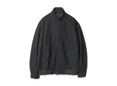 ssstein Cow Nubuck Swing Top Jacket "Black"