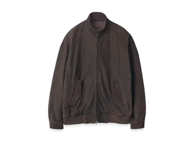 ssstein Cow Nubuck Swing Top Jacket "Dark Brown"