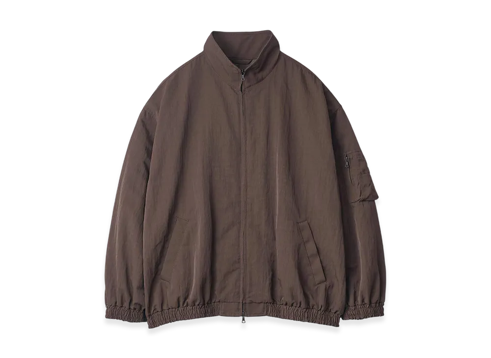 ssstein Cow Suede Zip Short Jacket 