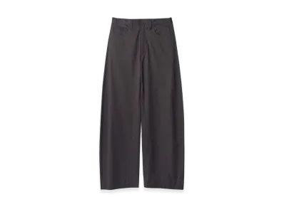 ssstein Cotton Satin Round Pants "Black"