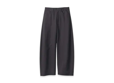 ssstein Double Weave Cotton Round Pants "Black"
