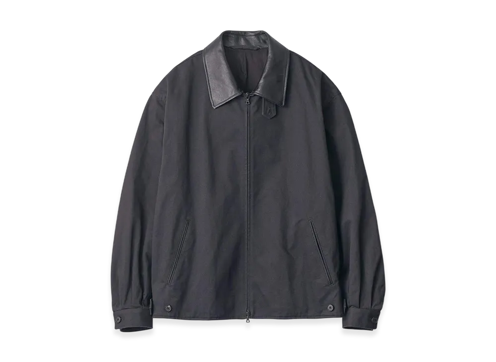 ssstein Sulfur Dyed Brushed Chino Zip Jacket 