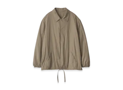 ssstein Cotton Rayon Vintage Coach Jacket "Beige"