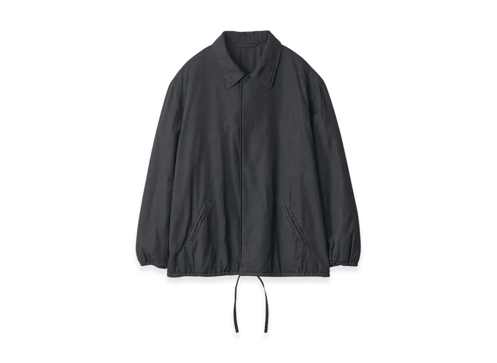 ssstein Cotton Rayon Vintage Coach Jacket "Black"