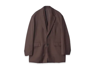 ssstein Oversized Layered Combination Jacket "Dark Brown"