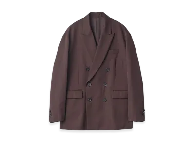 ssstein Oversized Double Breasted Jacket "Dark Brown"