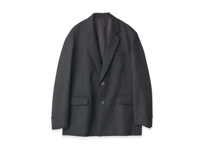 ssstein Wool Kersey Oversized Single Breasted Jacket "Black"
