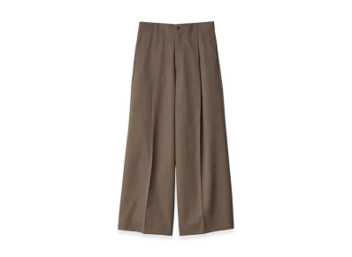 ssstein Extra Wide Trousers "Dark Beige"