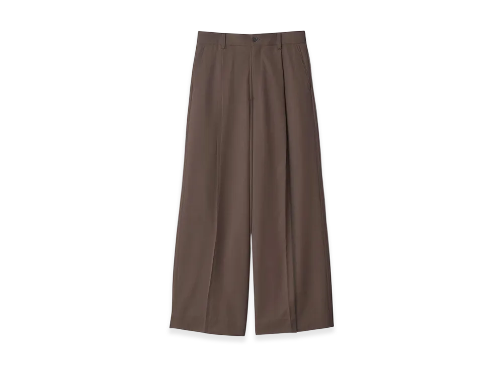 ssstein Extra Wide Trousers "Dark Brown"
