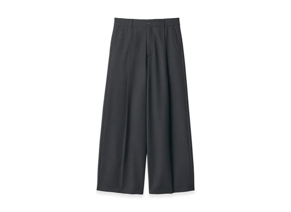 ssstein Wool Kersey Extra Wide Trousers 