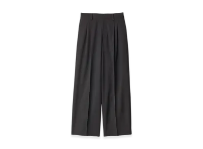 ssstein Long Wide Trousers "Black"