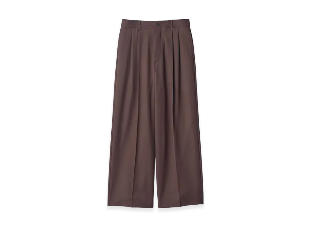 ssstein Long Wide Trousers "Military Khaki"