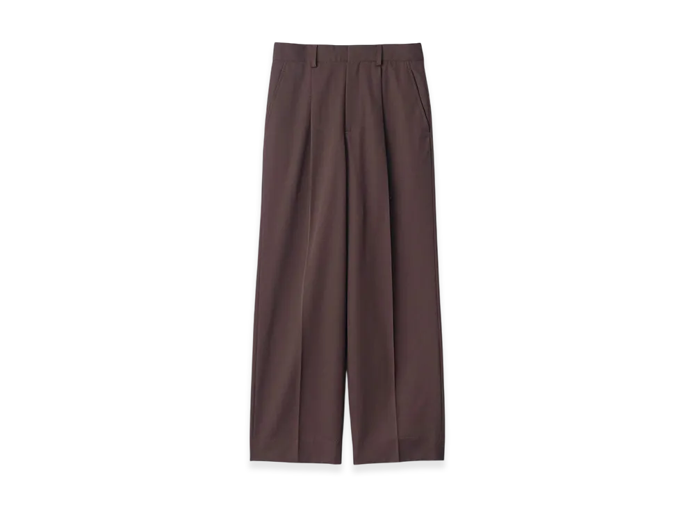 ssstein Straight Trousers "Dark Brown"