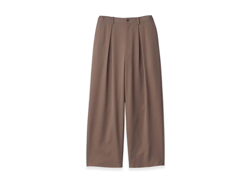 ssstein Easy Wide Trousers "Dark Beige"