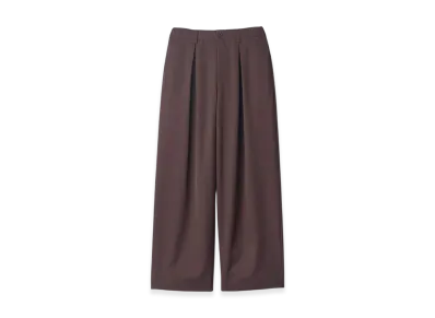 ssstein Easy Wide Trousers "Dark Brown"