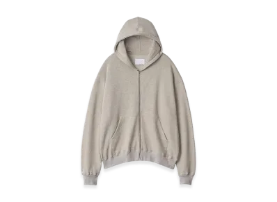 ssstein Cotton Cashmere Sweat Zip Hoody "Grey"
