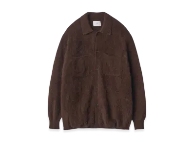 ssstein Racoon Knit Shirt "Dark Brown"