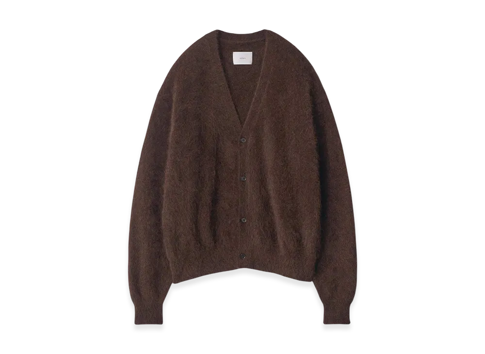 ssstein Racoon Knit Cardigan "Dark Brown"