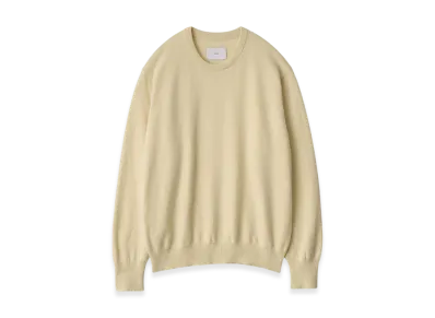 ssstein Pure Cashmere Knit Crew Neck LS "Yellow"