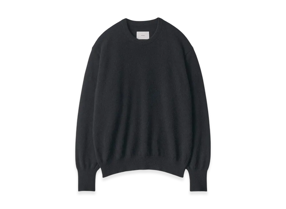 ssstein Pure Cashmere Knit Crew Neck LS "Black"