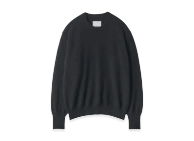ssstein Pure Cashmere Knit Crew Neck LS "Black"