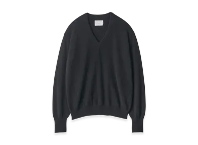 ssstein Pure Cashmere Knit V Neck LS "Black"