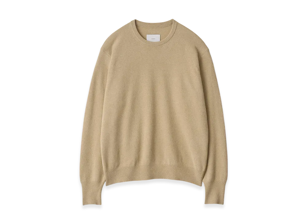 ssstein Extra Fine Wool Knit Crew Neck LS "Beige"