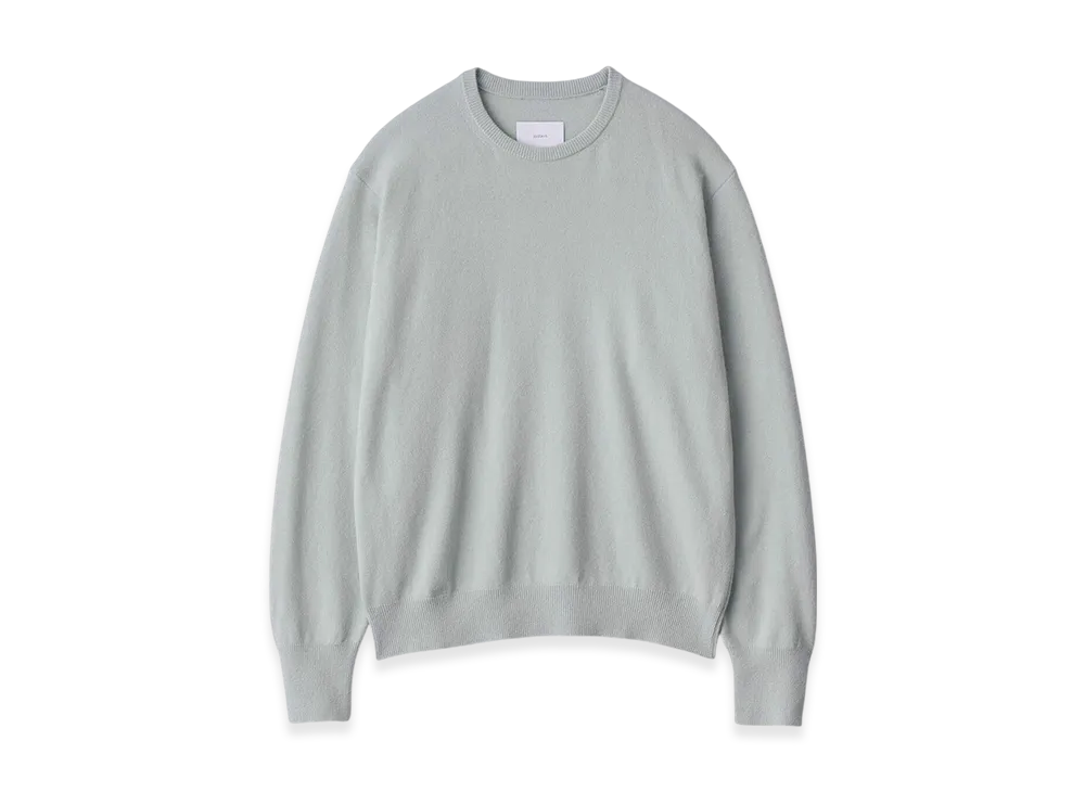 ssstein Extra Fine Wool Knit Crew Neck LS "Blue"