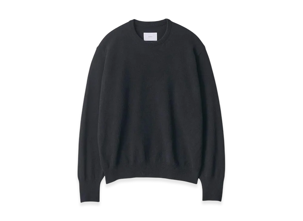 ssstein Extra Fine Wool Knit Crew Neck LS "Black"