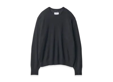ssstein W/AL/NY Knit Crew Neck LS "Black"