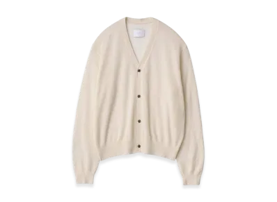 ssstein W/AL/NY Knit V Neck Cardigan "Ivory"