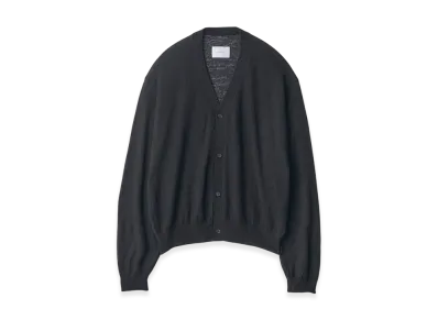 ssstein W/AL/NY Knit V Neck Cardigan "Black"