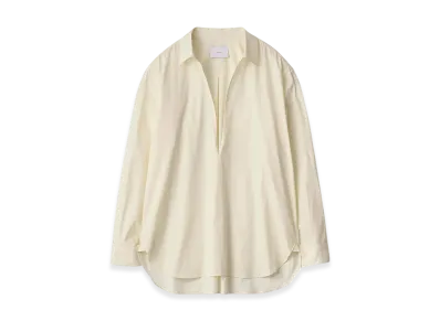 ssstein Suvin Cotton Oversized Skipper Shirt "Yellow"