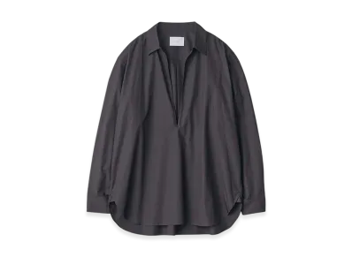 ssstein Suvin Cotton Oversized Skipper Shirt "Black"